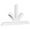 Ekena Millwork Richland Architectural Grade PVC Gable Bracket, 60"W x 30"H x 4"D x 4"F, 12/12 Pitch GBP060X30X0404RIC00 - alternate 1